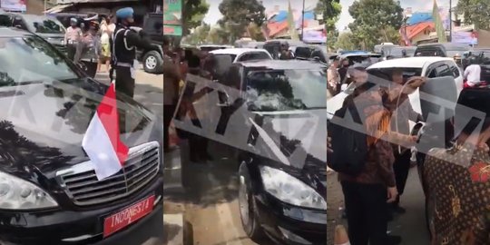 Mobil Dinas Wapres Ma'ruf Amin Kehabisan BBM di Jalan Saat Kunjungan ke Sukabumi