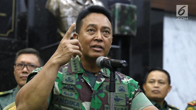 kepala staf angkatan darat ksad jenderal tni andika perkasa