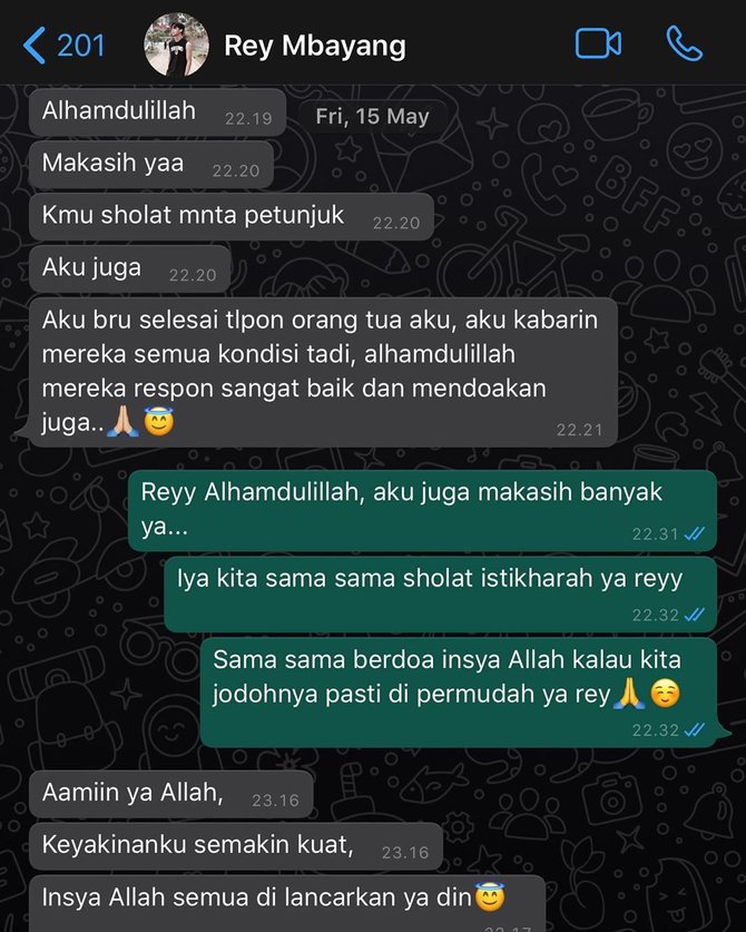 sempat ditolak ini deretan pesan rey mbayang yang berhasil luluhkan dinda haw