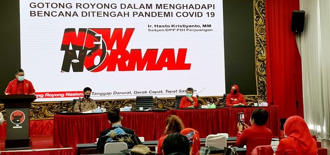 pdip gelar rakor penanggulangan covid 19