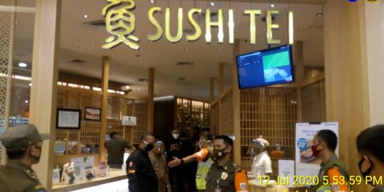 Tak Terapkan Protokol Kesehatan, Sushi Tei di Puri Indah Mal Disanksi