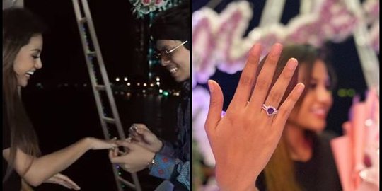 Romantis di Atas Kapal, Ini 5 Momen Aurel Dilamar Atta Halilintar