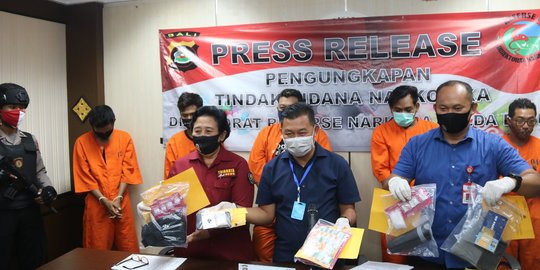 Polda Bali Ungkap 7 Kasus Narkoba dalam 14 Hari