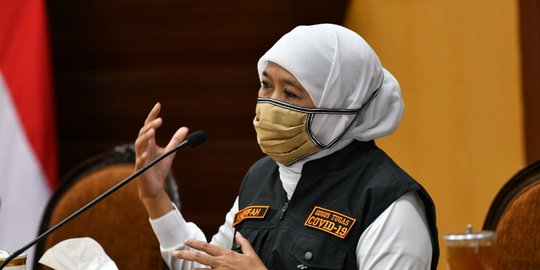 Khofifah: Kita Masih Ada Pekerjaan Rumah Turunkan Kasus Covid-19 di Jawa Timur
