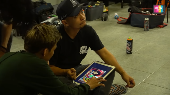 cafe baru dicorat coret wendi cagur