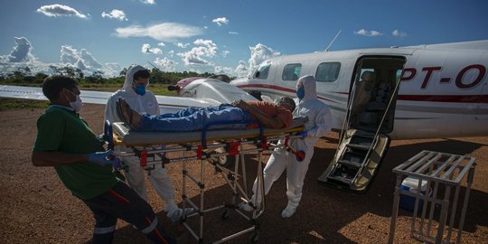 Brasil Kerahkan Pesawat untuk Evakuasi Pasien Covid-19