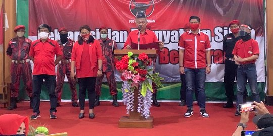 Jelang Rekomendasi, Ratusan Kader PDIP Solo Deklarasi Dukung Gibran