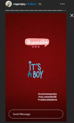 cut meyriska melahirkan anak pertama