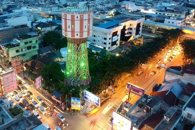 4 Fakta Menarik Menara Air Tirtanadi Medan, Bangunan