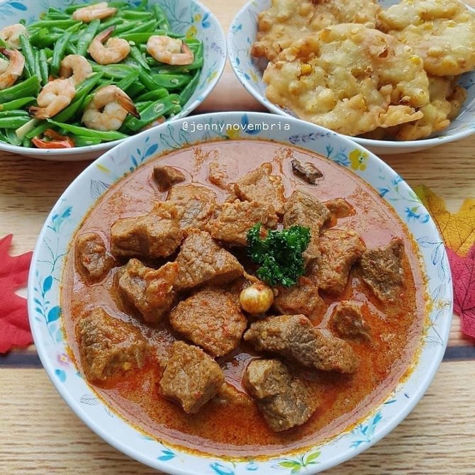 menu makan siang seminggu