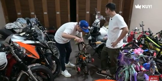 Netizen Salfok Sepeda Brompton Raffi Disimpan di Pojokan: Kalau Orang Lain Dipamerin