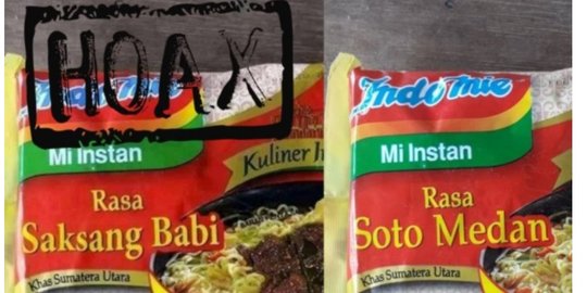 CEK FAKTA: Hoaks Indomie Rasa Saksang Babi