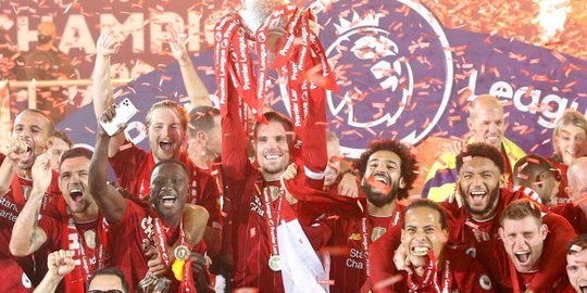 Selebrasi Liverpool Juara Liga Primer Inggris