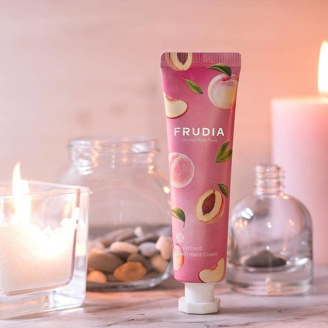 frudia my orchard peach hand cream