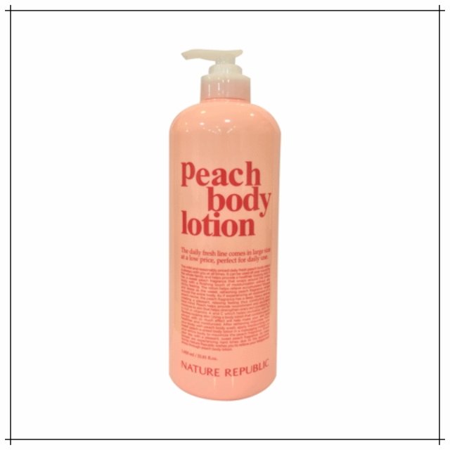 nature republic daily fresh peach body lotion