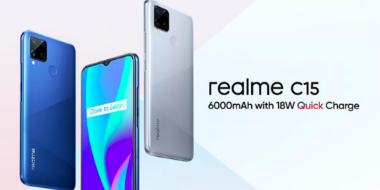 Realme C15 Bawa Kelas C Series ke Tingkat Lebih Tinggi Punya Teknologi Quick Charge