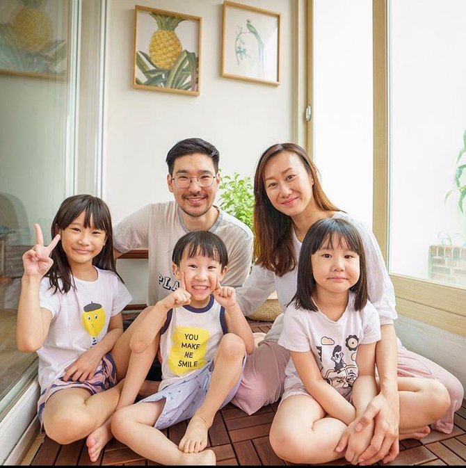 intip keharmonisan keluarga campuran indonesia korea kimbab family yang seru dan kompak