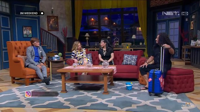 catherine wilson bintang tamu di acara tv