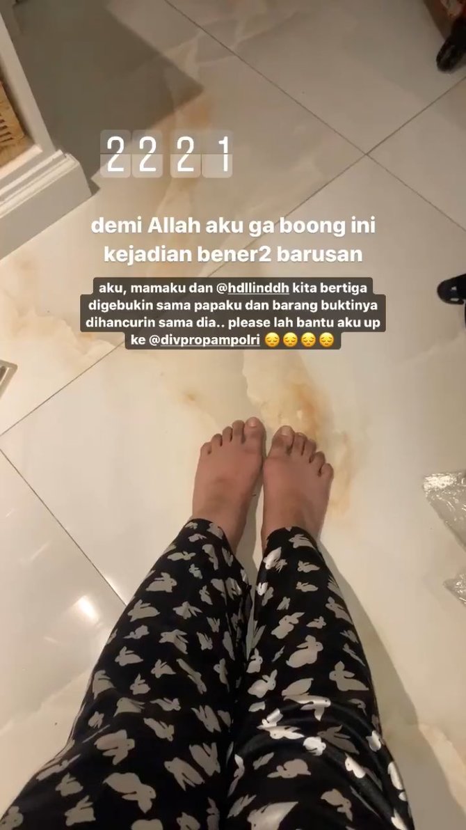 unggahan aurellia di instagram miliknya