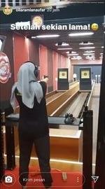 seleb cantik yang hobi menembak