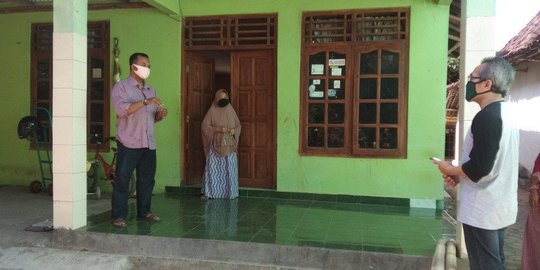 Beri Semangat, Wabup Bantul Kunjungi Keluarga Pasien Covid-19