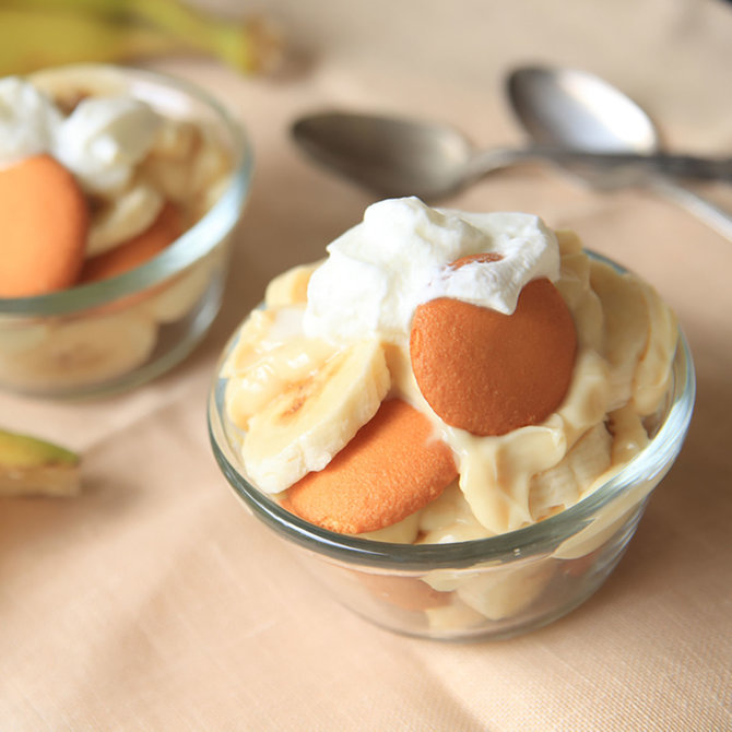 ilustrasi banana pudding