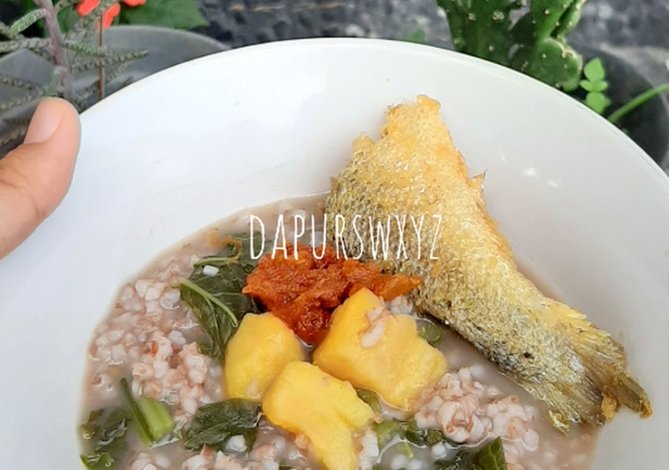 cara membuat bubur manado