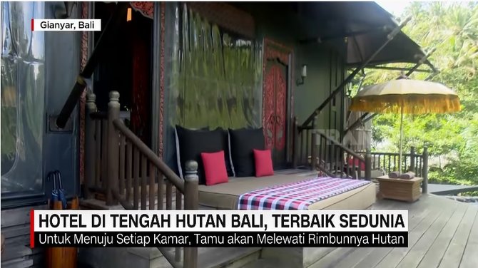 hotel di tengah hutan