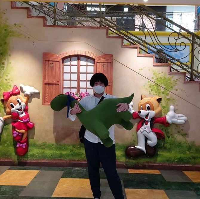 oh jung se main dengan fans berkebutuhan khusus