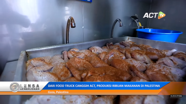 food truck bantuan dari indonesia untuk warga palestina