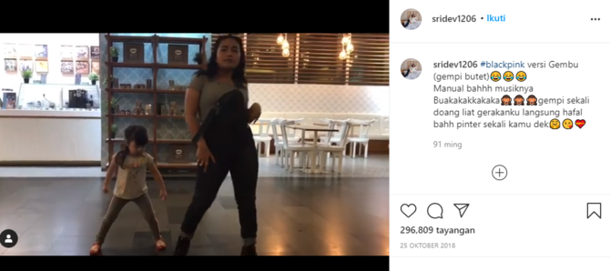kedekatan sri devi dengan gempita