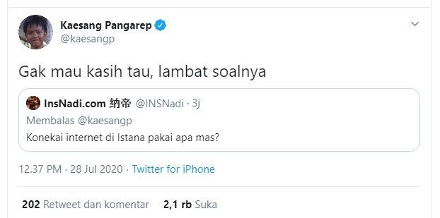 cerita kaesang