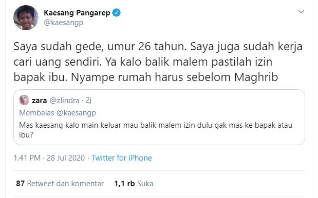 cerita kaesang