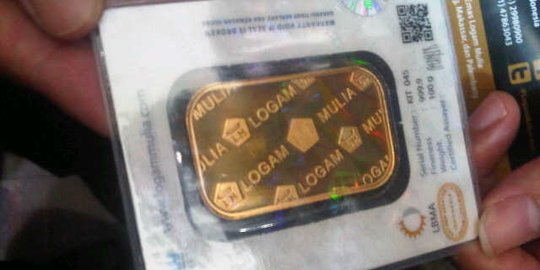 Harga Emas Turun Rp 9.000 Menjadi Rp 1,013 Juta per Gram