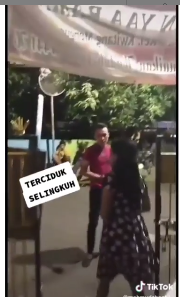viral video istri kepergok selingkuh