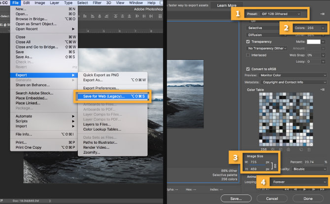 cara membuat gif dengan mudah bisa gunakan photoshop