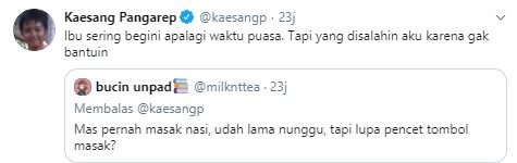 deretan cuitan kocak kaesang pangarep