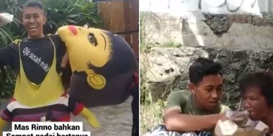 Penghasilan Rp20 Ribu/Hari, Badut Jalanan Ini Masih Jadi Donatur Panti & Orang Susah