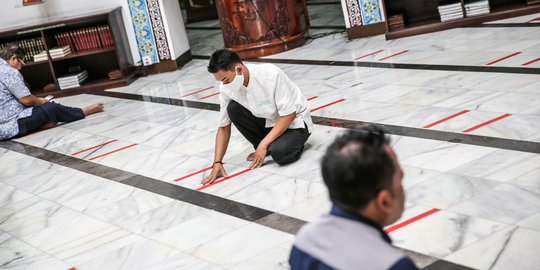 Persiapan Masjid Cut Mutia Gelar Salat Idul Adha