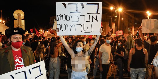 Ribuan Warga Israel Desak PM Netanyahu Mundur Karena Korupsi & Pandemi Covid-19
