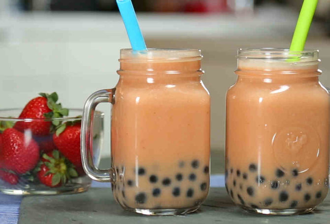 ilustrasi bubble tea