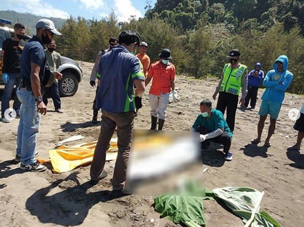 penemuan mayat di pantai tulungagung