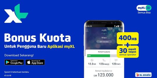 kuota internet xl lewat aplikasi