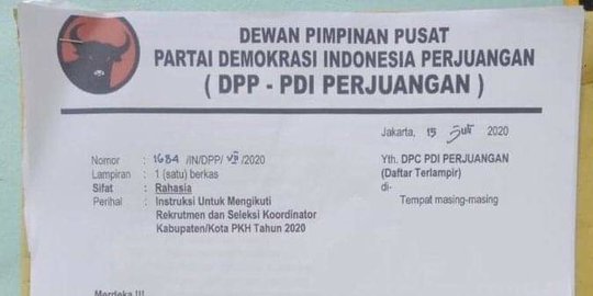 Kader PDIP Diminta Ikut PKH Kemensos, Proses Seleksi Koordinator Perlu Dikawal