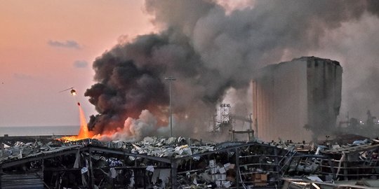 Ini Foto-Foto Ledakan Dahsyat di Beirut