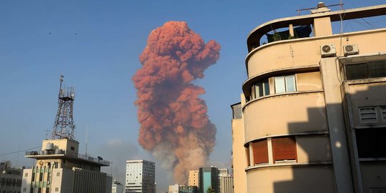 Ledakan Besar di Beirut Lebanon, 10 Orang Tewas