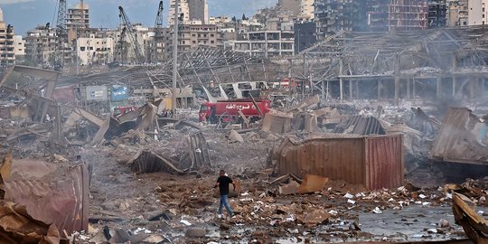 Data Survei Geologi AS: Ledakan di Beirut Lebanon Setara Gempa Bumi Magnitudo 3,3