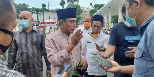 Doakan Plt Walkot Medan Sembuh, Edy Rahmayadi Minta Warga Patuhi Protokol Kesehatan
