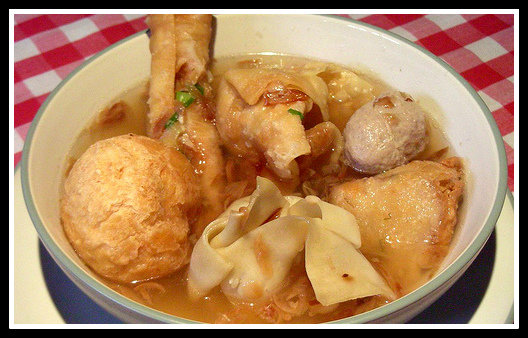 bakso malang dan nasi becek