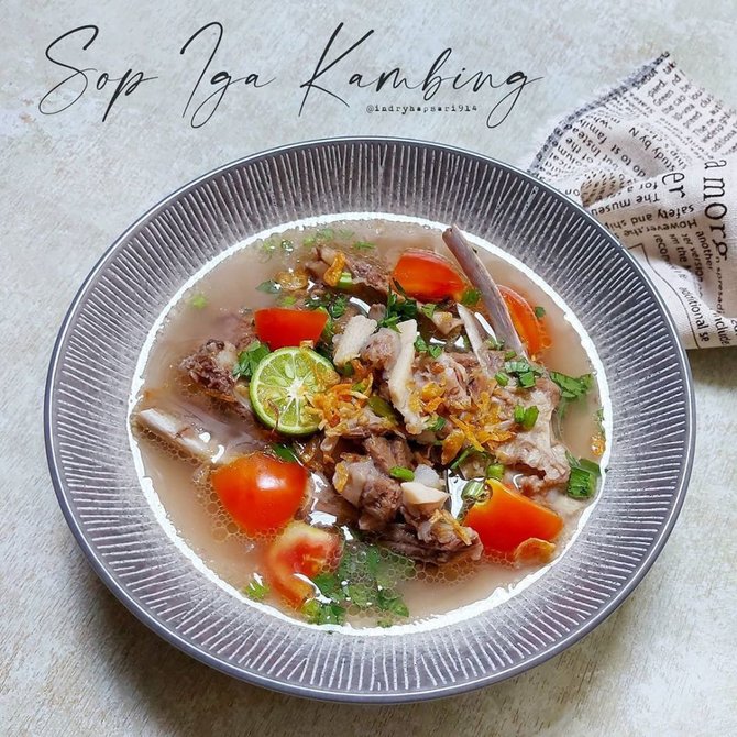 6 resep sop kambing gurih enak dan tidak amis